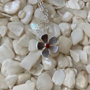Sterling Silver 60s style pendant